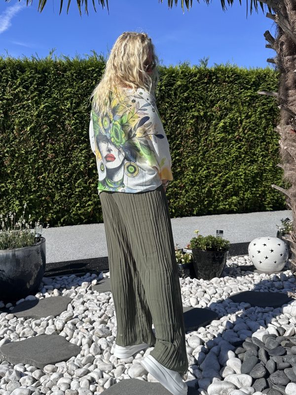 Pantalon Daria fluide kaki – Image 6