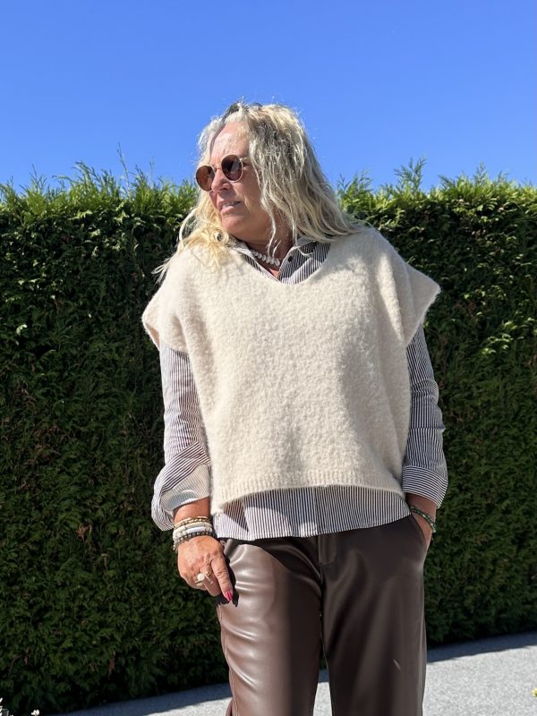 Pull Elly écru