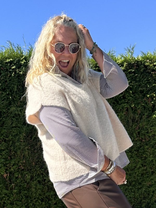 Pull Elly écru – Image 3