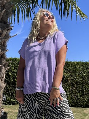 Pull Cassie mauve