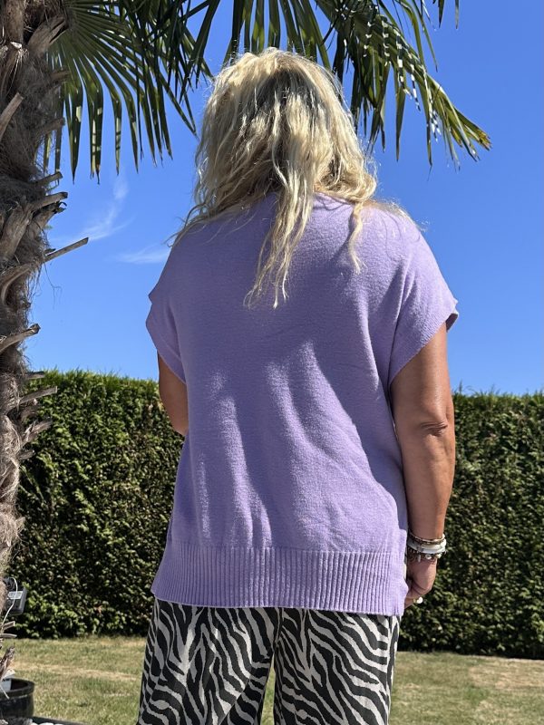 Pull Cassie mauve – Image 3