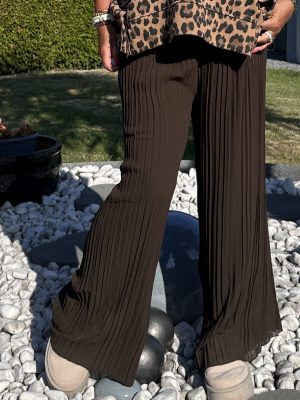 Pantalon April plissé en voile