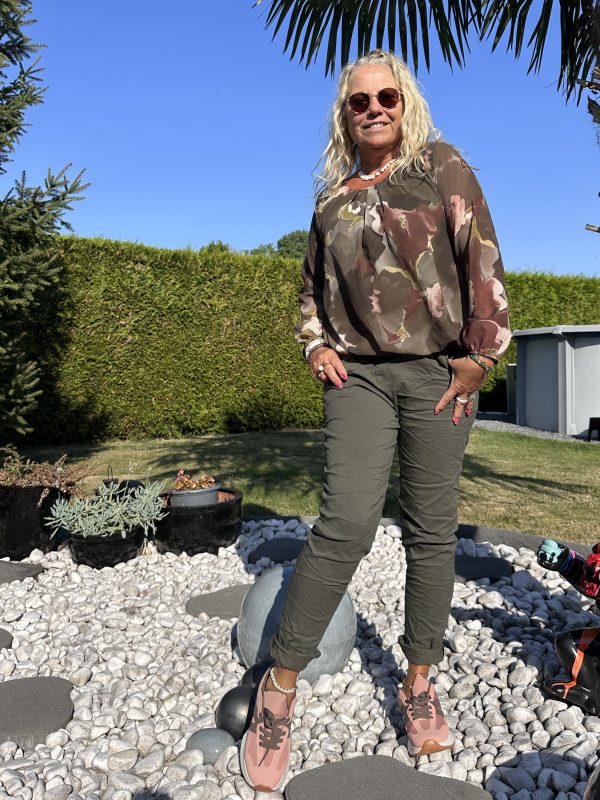 Blouse Louise kaki – Image 4