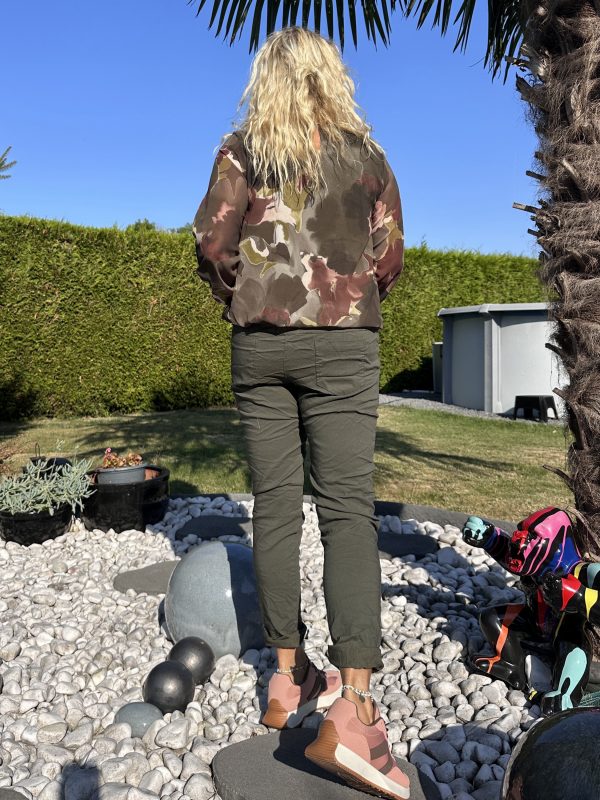 Blouse Louise kaki – Image 2