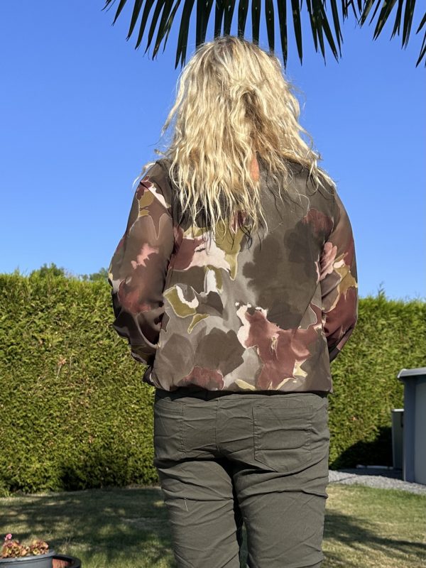 Blouse Louise kaki – Image 6