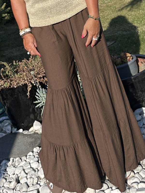 Pantalon Elsa chocolat – Image 2