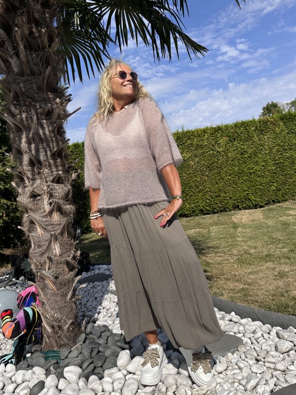 Pull Avia mohair Taupe – Image 4