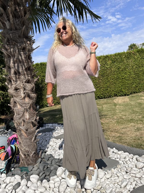 Pull Avia mohair Taupe – Image 2