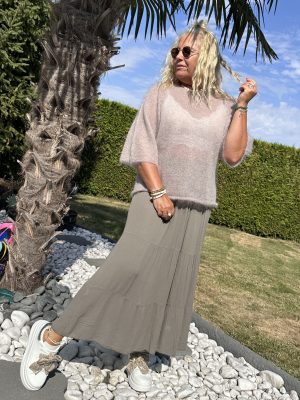 Jupe Suzie taupe