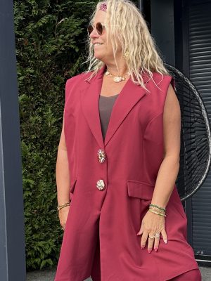 Veste Alyce bordeaux