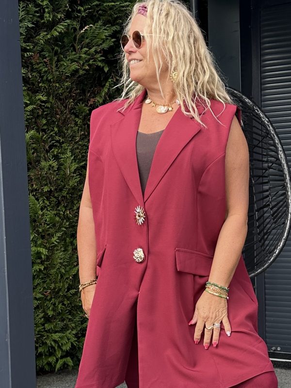 Veste Alyce bordeaux