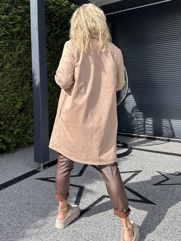 Veste Leslie camel suédine – Image 8