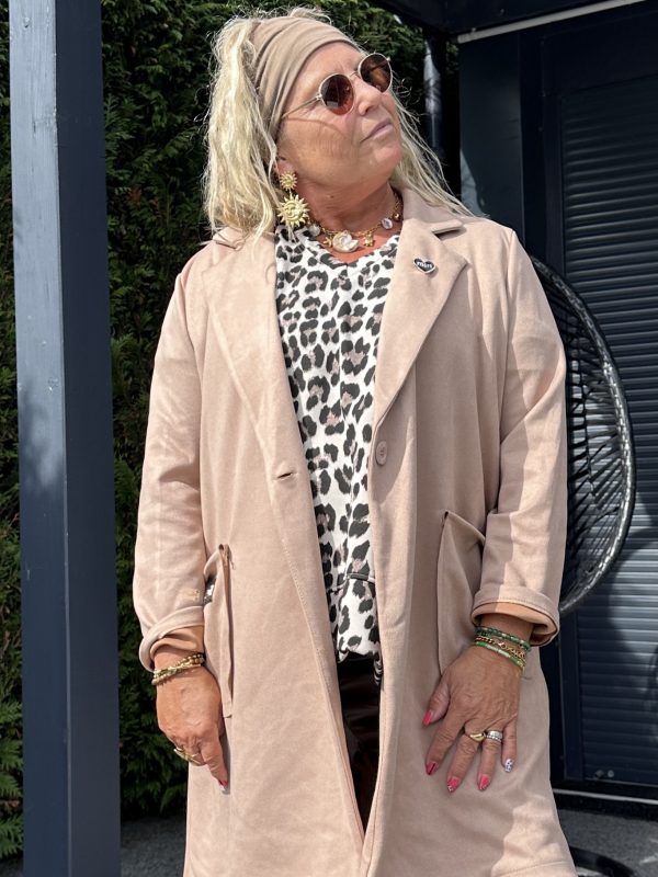 Veste Leslie camel suédine – Image 7