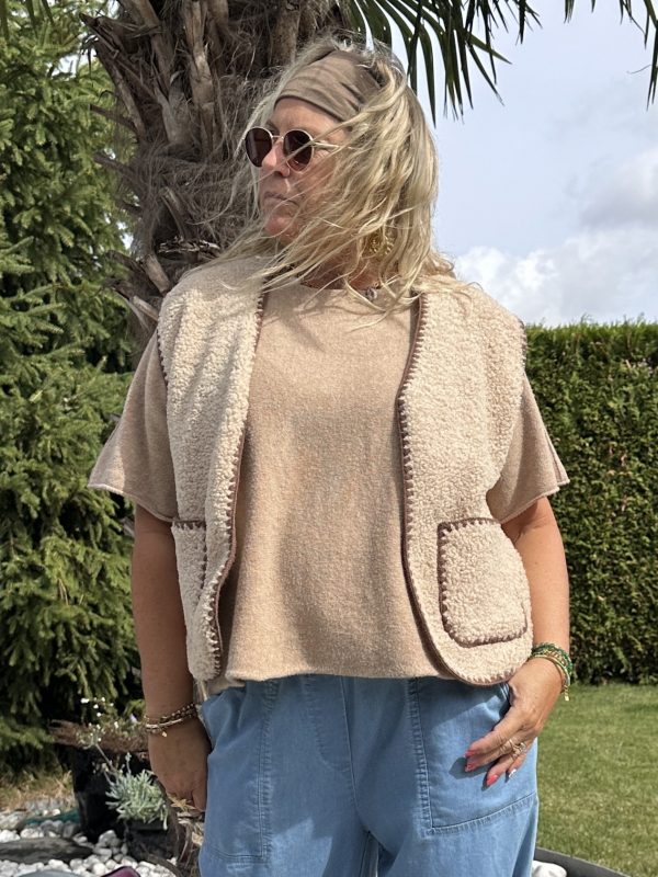 Gilet Lola beige – Image 6