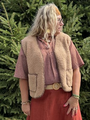 Gilet Bambi camel