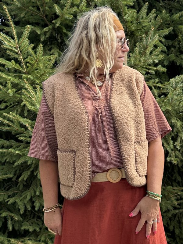 Gilet Bambi camel