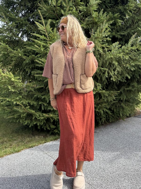 Gilet Bambi camel – Image 2