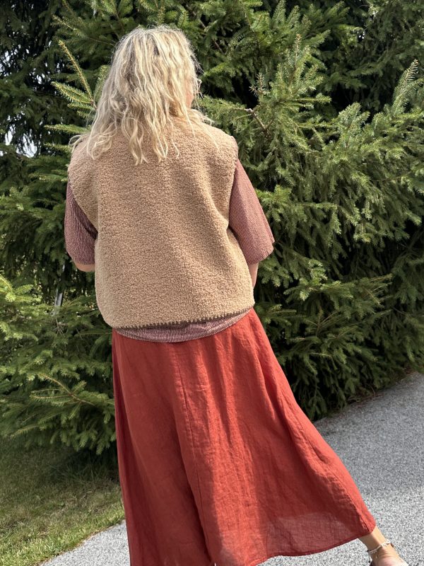 Gilet Bambi camel – Image 6