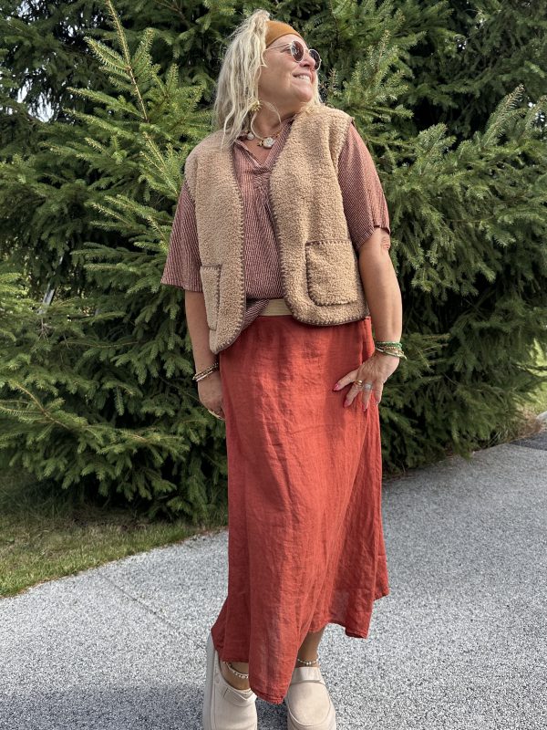 Gilet Bambi camel – Image 4