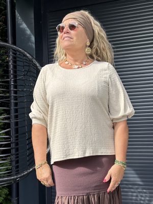 Haut Leslie beige