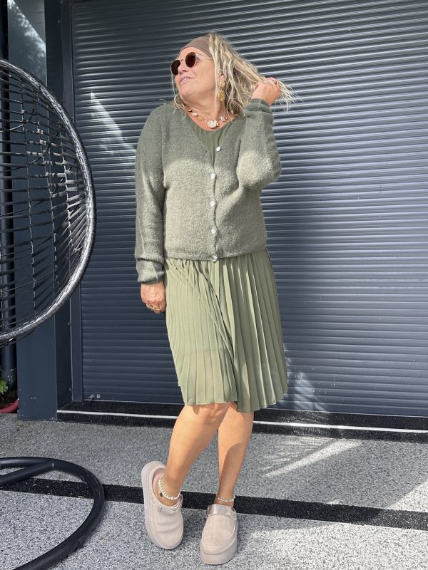 Gilet Elly kaki – Image 2
