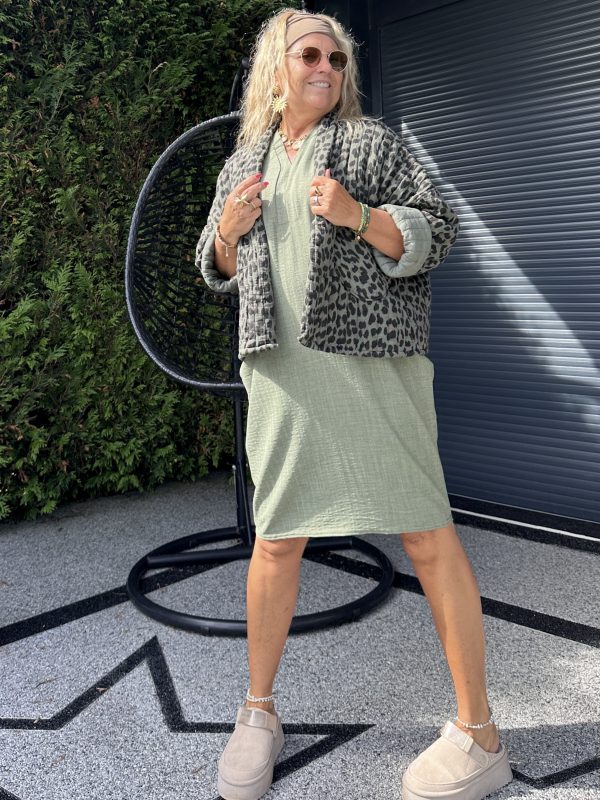 Robe Elsa kaki – Image 4