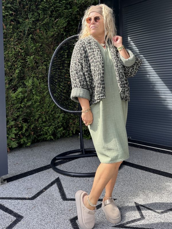 Robe Elsa kaki – Image 9