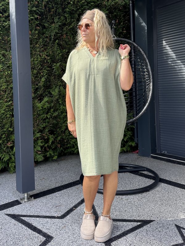 Robe Elsa kaki – Image 10