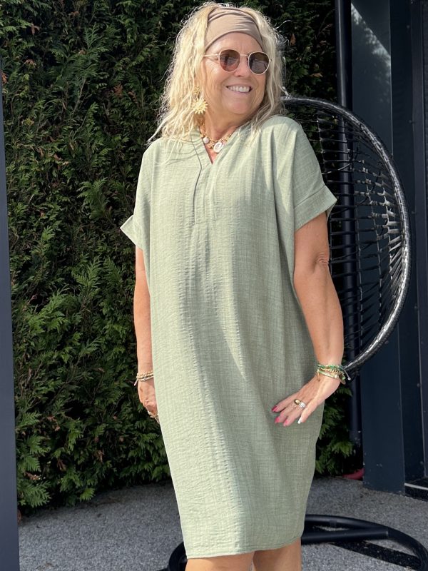 Robe Elsa kaki – Image 11