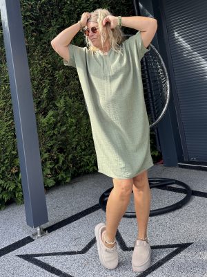 Robe Elsa kaki
