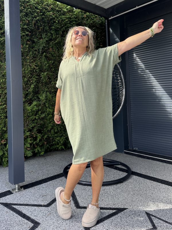 Robe Elsa kaki – Image 8