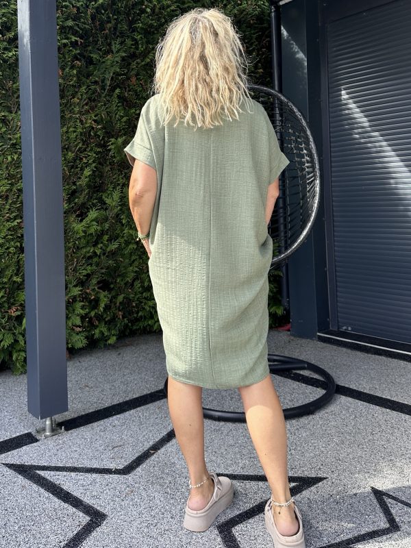 Robe Elsa kaki – Image 3