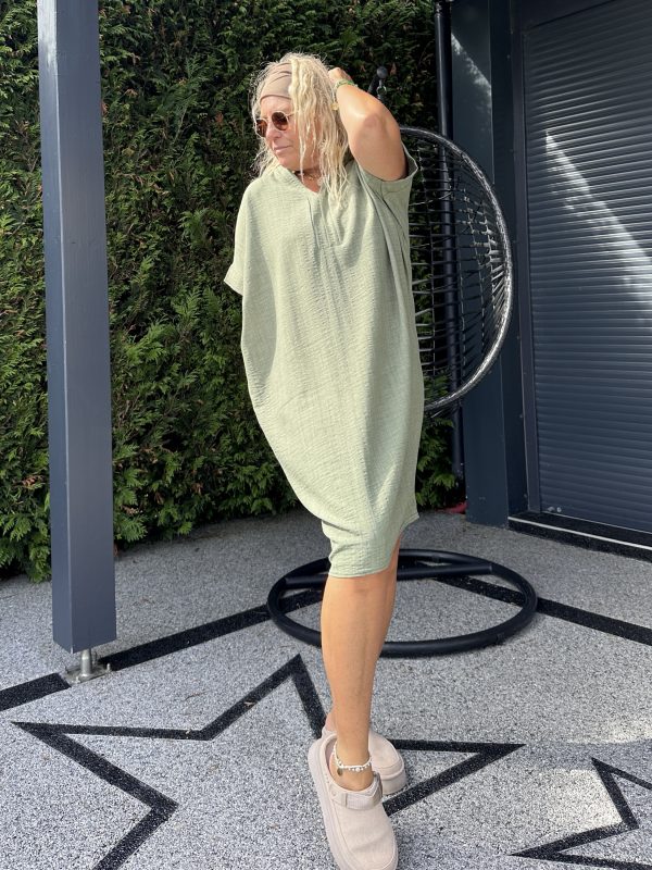 Robe Elsa kaki – Image 6
