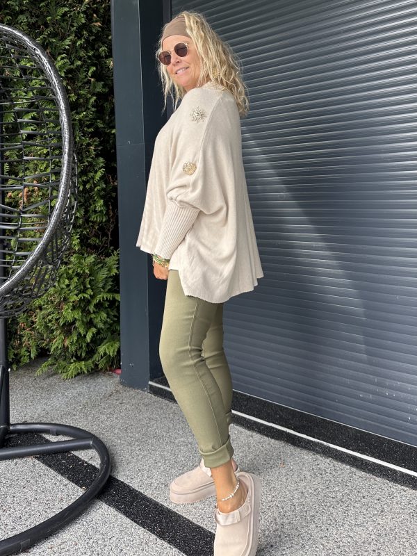 Pull Maggie loose beige – Image 6