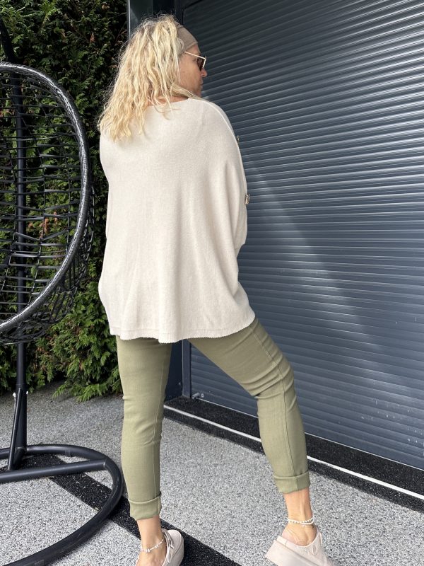 Pull Maggie loose beige – Image 7
