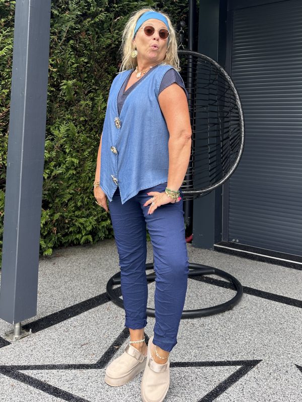 Gilet Kelly denim – Image 3