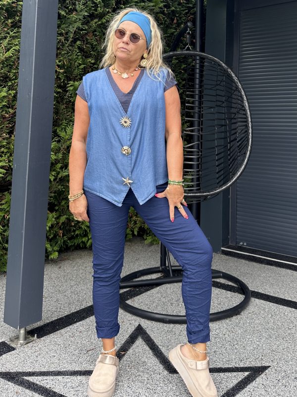Gilet Kelly denim – Image 4