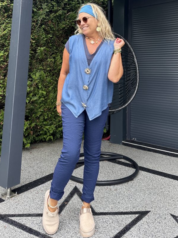 Gilet Kelly denim – Image 5