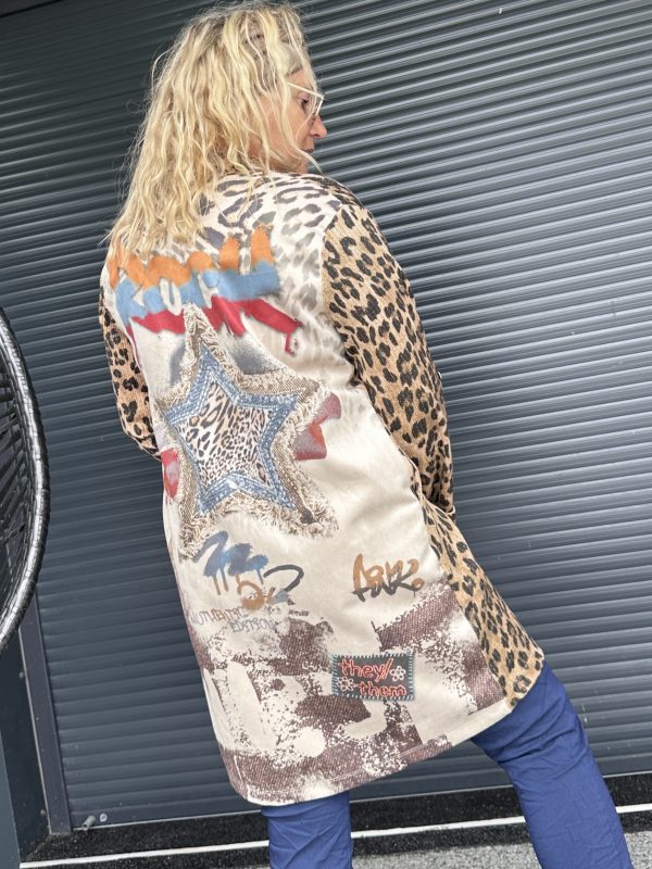 Gilet Méryl léopard