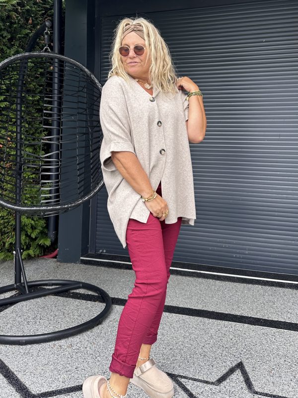 Jegg  Sally bordeaux confort – Image 3
