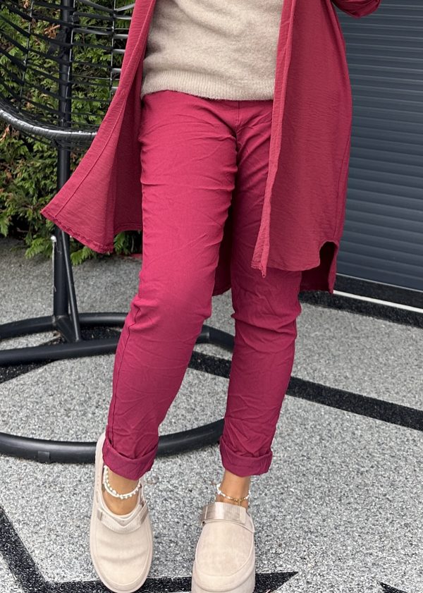 Jegg  Sally bordeaux confort – Image 2