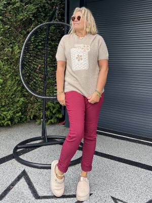 Jegg  Sally bordeaux confort