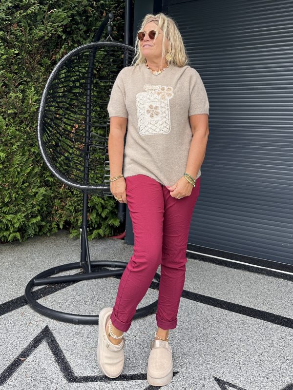 Jegg  Sally bordeaux confort