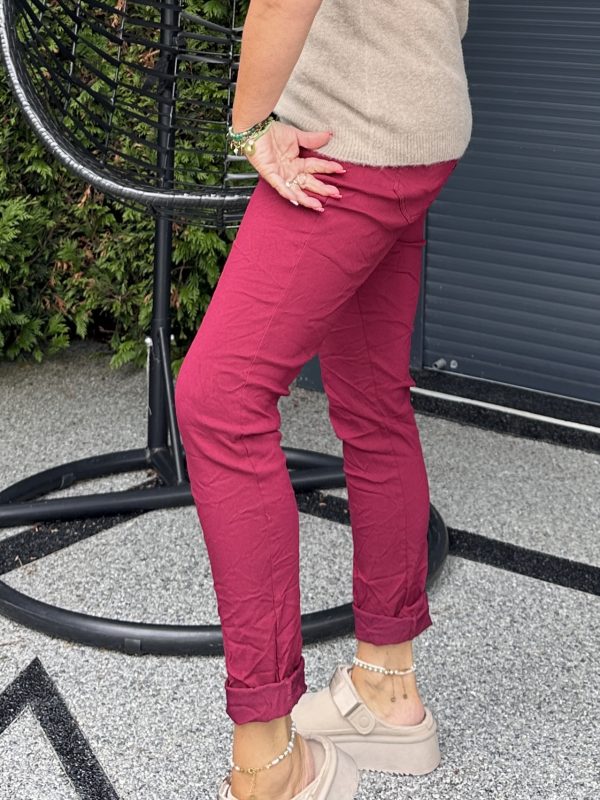 Jegg  Sally bordeaux confort – Image 5