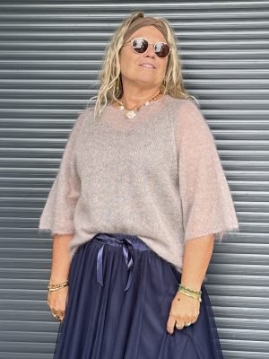 Pull Cassy mohair beige