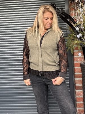 Gilet Brenda kaki