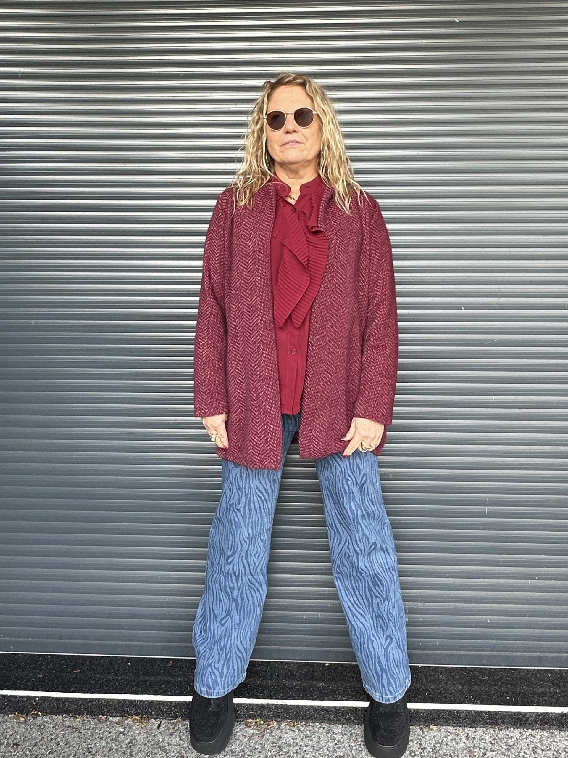 Veste Dona bordeaux – Image 6