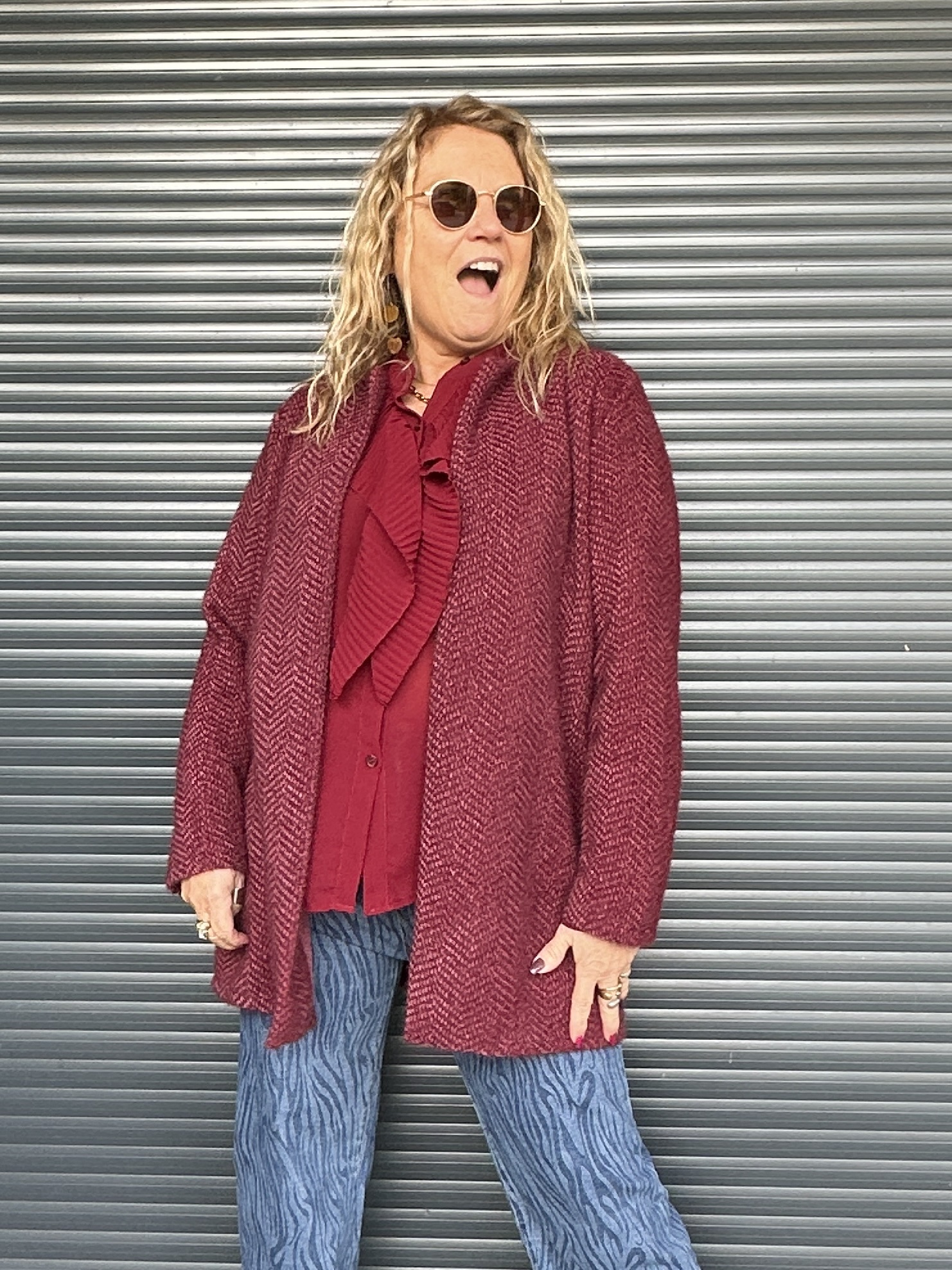 Veste Dona bordeaux – Image 4