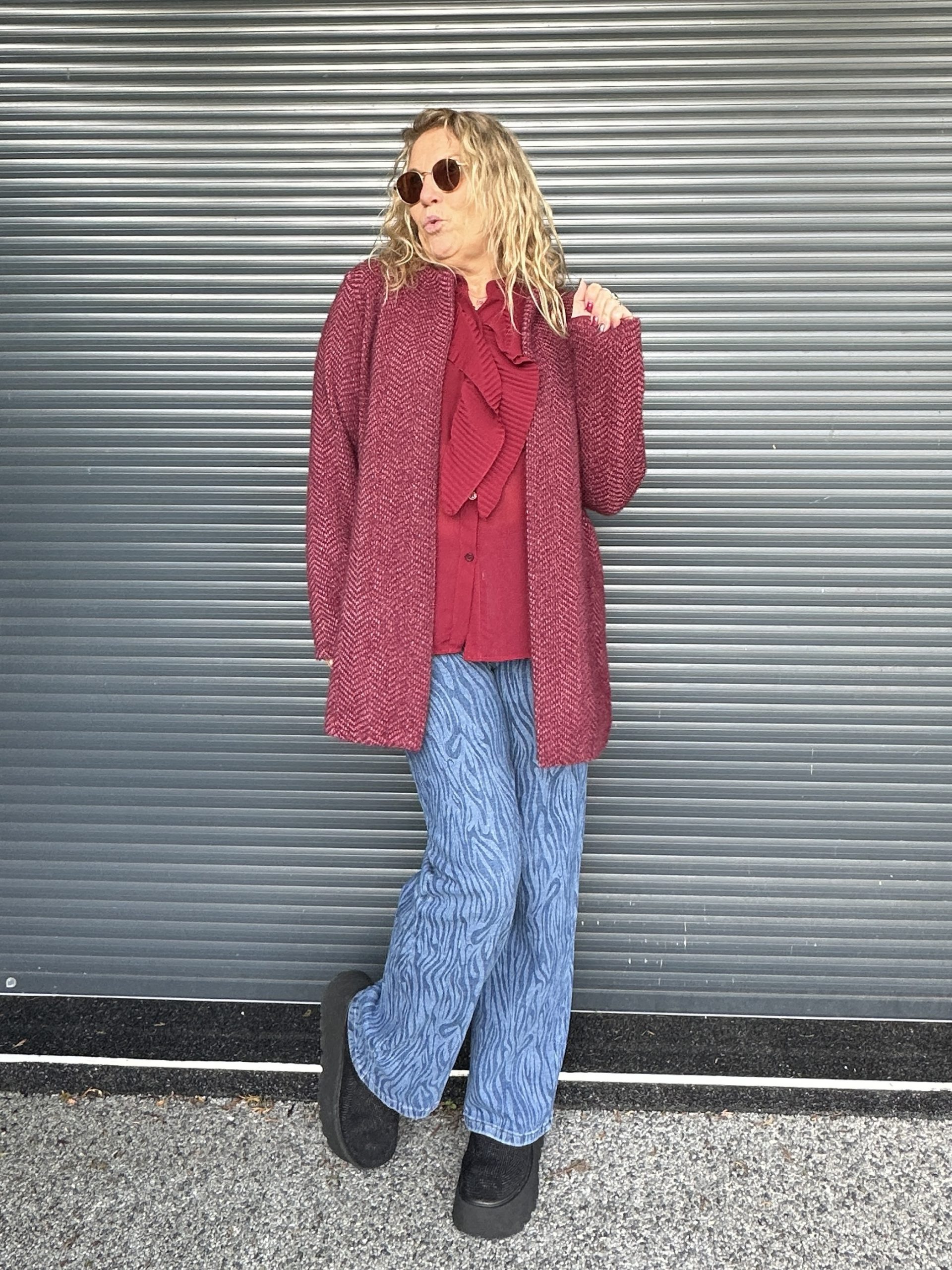 Veste Dona bordeaux – Image 5