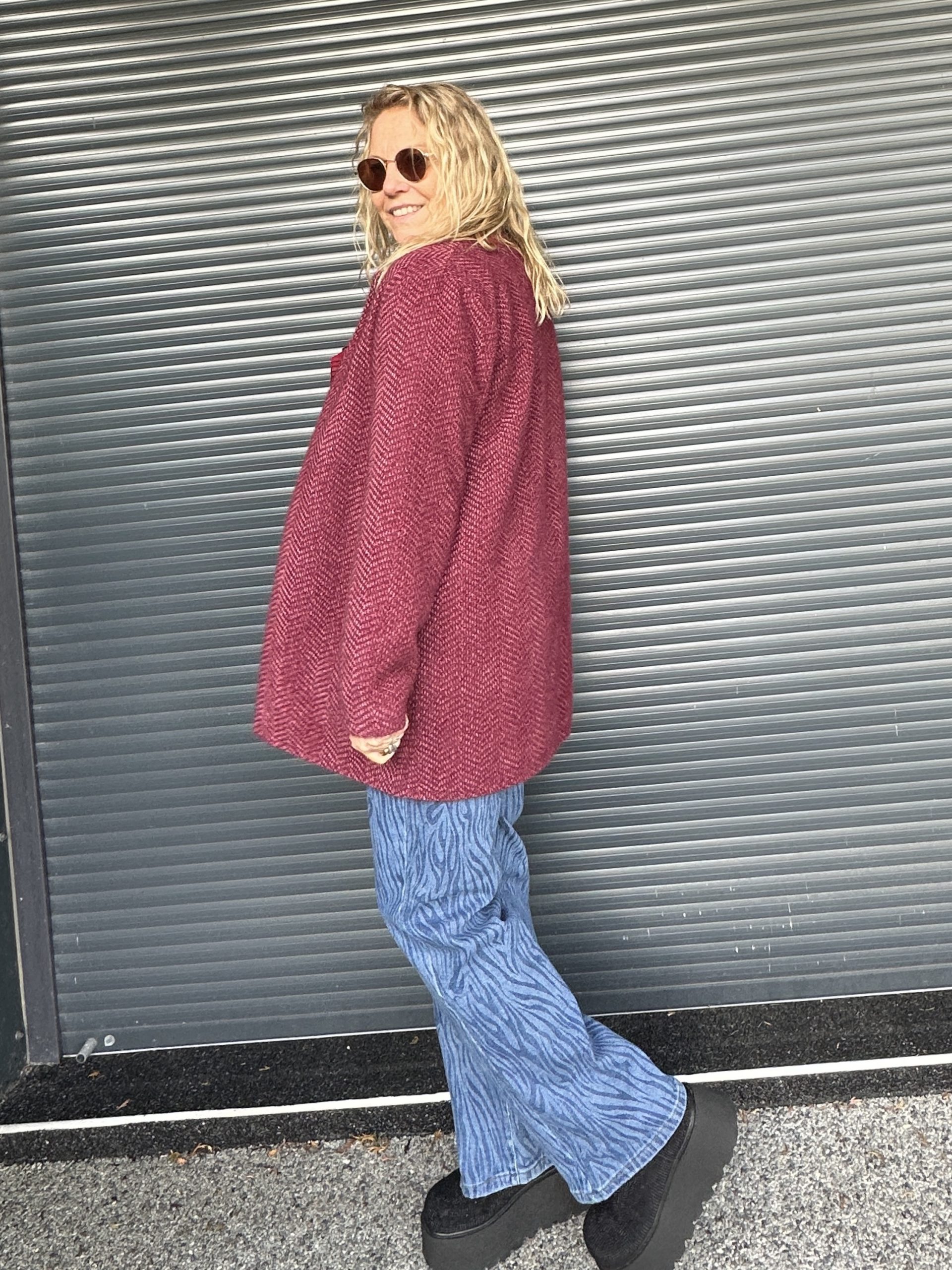 Veste Dona bordeaux – Image 3